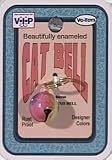 Vo-Toys Cat Bell Enamel 16mm carded
