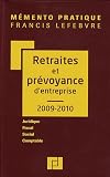 Retraites et prévoyance d entreprise
