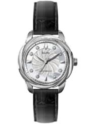 Bulova Womens 96P124 Precisionist Brightwater Leather strap Watch