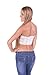 Hollywood Star Fashion Women's Lining Tube Crop Stretch Layer Lace Bandeau Top