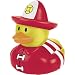 Fire Engine Fun Rubber Duckie