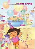 Dora The Explorer(TM) Party Invitations (pack of 20, paper)