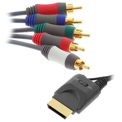Premium High Resolution HD Component AV Cable for Microsoft Xbox 360