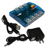 Hi-Speed7PortUSB2.0Hub+PowerACAdapterforPC