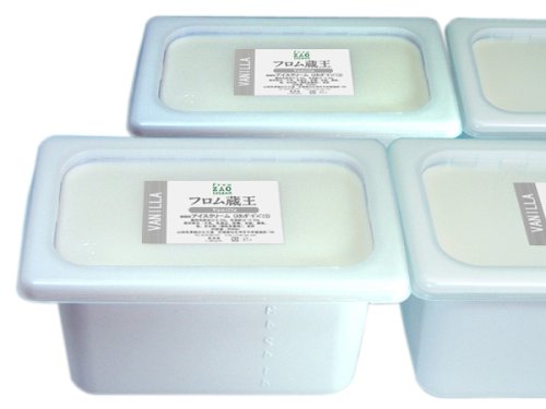 フロム蔵王【業務用】バニラアイスクリーム(4000ml)4個セット