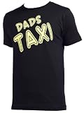 Spoilt Rotten - Dad's Taxi T-Shirt - Funny Gift for Dad, Black, Medium