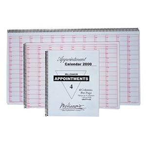 Melissa's 8 Column Appointment Book courses shop 