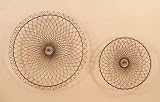 Spirograph Wall Art Set/2 Set Of Two Antique Bronze