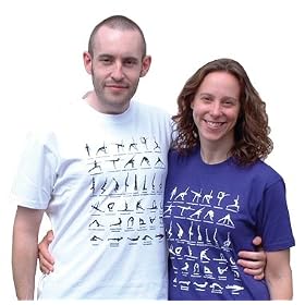 Small Purple Asana Array T shirt Small Purple Asana Array T shirt