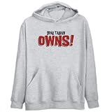 Hoodie Mens Heather Gray  Sepak Takraw OWNS  Sports Large