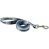 NFL San Diego Chargers 6' White-Navy Blue Pet Leash