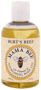 Burt's Bees Mama Bee Body Oil with Vitamin E, 4-Ounce Bottles (Pack of 2)