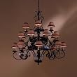 Minka Lavery Mission Inn 20-Lt. Chandelier 919-08