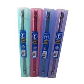 Flex Binder - Glitter colors- 3 - 1 Rings Case Pack 48