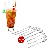 ICED TEA SPOONS - SET OF 8 (ALSO GREAT FOR LEMONADE, ICE CREAM, ICE COFFEE AND TALL JARS!)