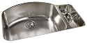 American Standard 7504.000.075 Culinaire 33-Inch Undercounter Mount Dual Level Kitchen Sink, Stainless Steel