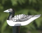 Hand Carved & Painted Wood Loon Duck Walking Stick Cane