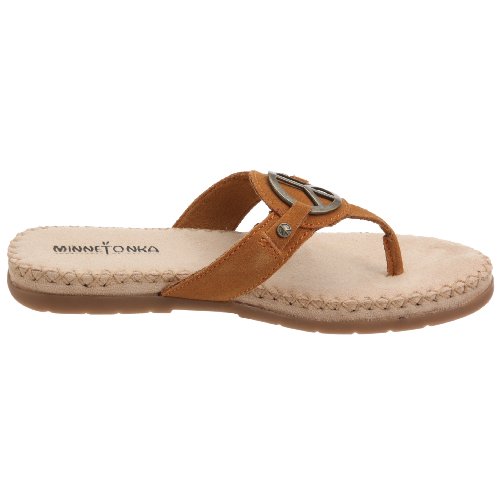 [ミネトンカ] MINNETONKA Thong W/Peace Sing