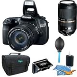 Canon EOS 60D 18 MP CMOS Digital SLR Camera w/ 18-135mm and 70-300mm VC Len ....