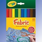 Crayola 10-Pack Fabric Markers (Single Box)