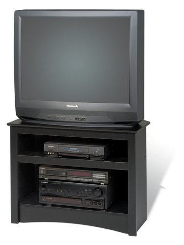 Prepac Black Corner TV Stand