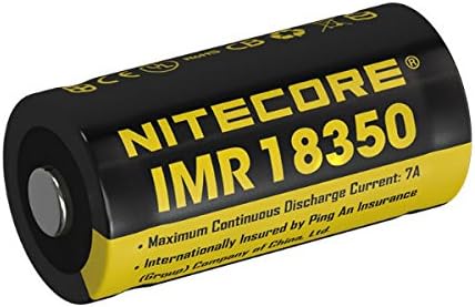 Nitecore IMR18350 700mAh 7A Rechargeable Li-Mn Battery