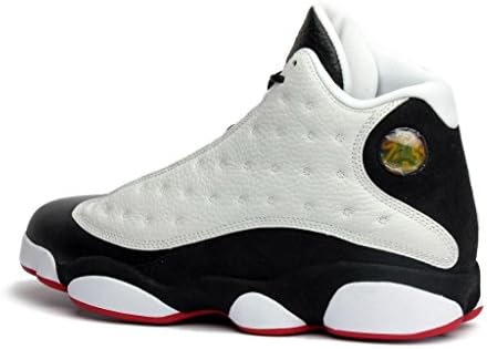 Air 13 Retro Men OLLTE Basketball Running shoe HGG "He Got Game" Leather Basketball Shoes White/Black-True Red