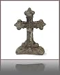 Aged Victorian Cross Home/Garden Doorstop Statuary