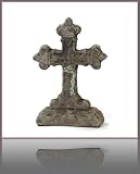 Aged Victorian Cross Home/Garden Doorstop Statuary