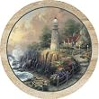 Thirstystone Natural Sandstone Thomas Kinkade The Light Of Peace Coaster Set