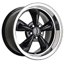 17" x 10.5" Replika Wheels Mustang Bullet (Painted/Black) Wheels (Set of 4)