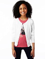 Pure Cotton Button Through Cardigan