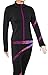 NY2 SPORTSWEAR Figure Skating Polar Fleece Spiral Jacket - Hologram Foil Fuchsia (Adult Small)