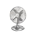 Honeywell HT-216E 12" Oscillating Table Fan - Chrome