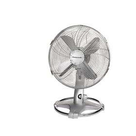 Honeywell HT-216E 12" Oscillating Table Fan - Chrome