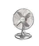 Honeywell HT-216E 12" Oscillating Table Fan - Chrome