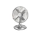 Honeywell HT-216E 12" Oscillating Table Fan - Chrome
