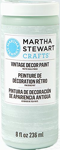 Martha Stewart Crafts Vintage Decor Paint, 8-Ounce, Antique Sky