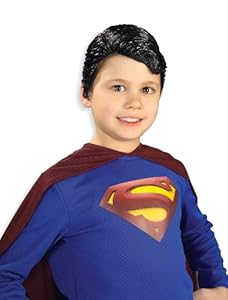 Superman Vinyl Wig Child Rubie's Costume