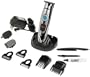 Conair 12 Piece Rechargeable Beard and Mustache Professional Multi Use Trimmer, Silver and Black