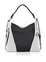 Mia Bolso asa al hombro (Blanco / Negro)