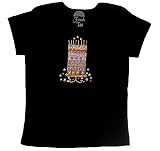 Celebrate Cake Black Tee