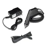 Garmin GPS Nuvi 1450LMT Accessory Bundle - Car Charger + Home Travel AC Charger + USB Data Cable + Free Stars Stripes Silicone Wristband