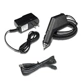 Garmin GPS Nuvi 1450LMT Accessory Bundle – Car Charger + Home Travel AC Charger + USB Data Cable + Free Stars Stripes Silicone Wristband