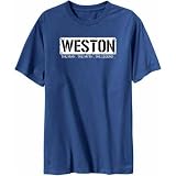Weston : The Man - The Myth - The Legend Prénoms Masculins T-shirt Homme (Métallisé, tailles X-Small - XXX-Large)
