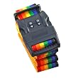 TITAN Accessoires Koffergurt mit Zahlenschloss (Regenbogenfarbe)