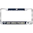 San Diego Padres MLB Chrome License Plate Frame by Wincraft