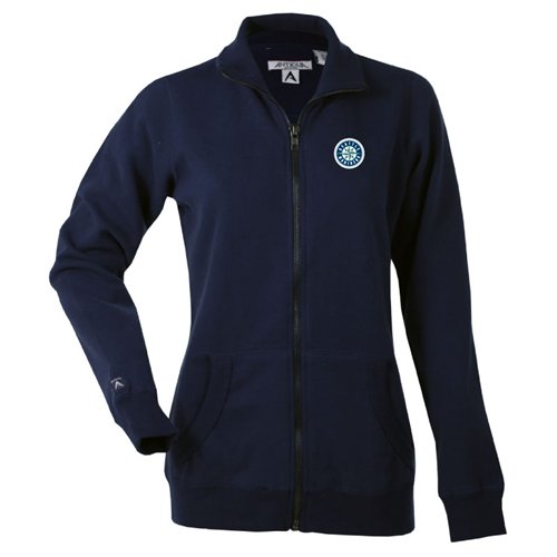 Seattle Mariners Women's Revolution Track Jacket by Antigua - Navy Small