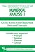 Book The Essentials of Numerical Analysis I (Essentials)
