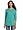 Neon Buddha Women's Take It Easy Tunic Shirt, Lucky In The Sky Aqua, X-Small